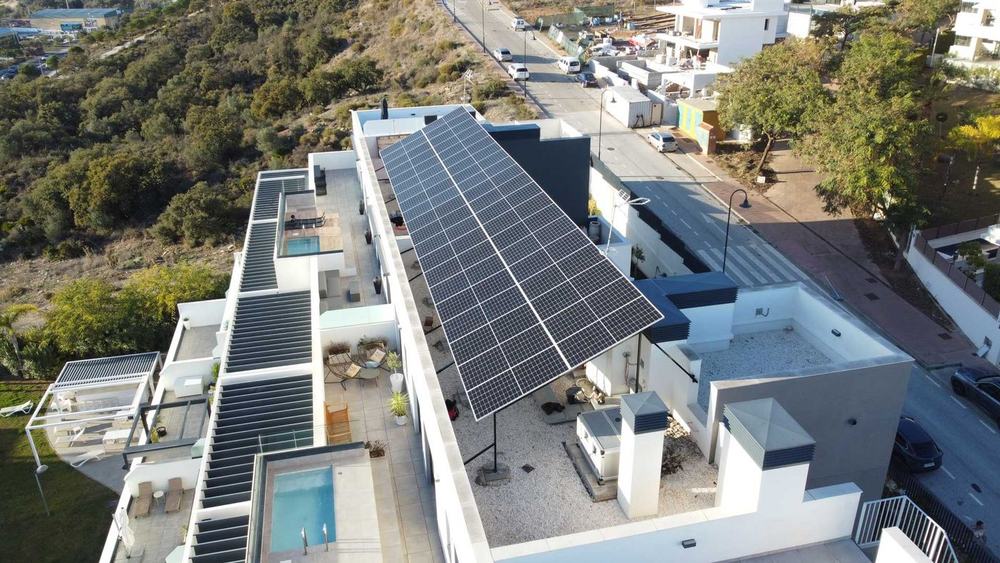 Residencial · vista de dron